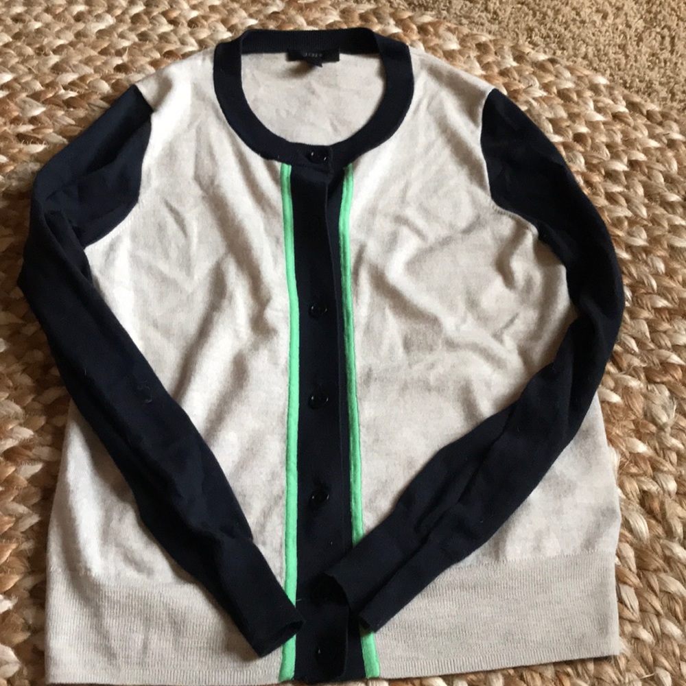 J crew cardigan